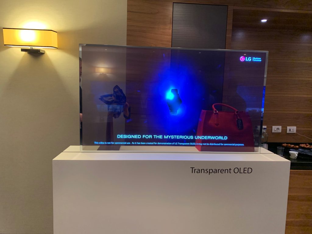 transparentny monitor LG